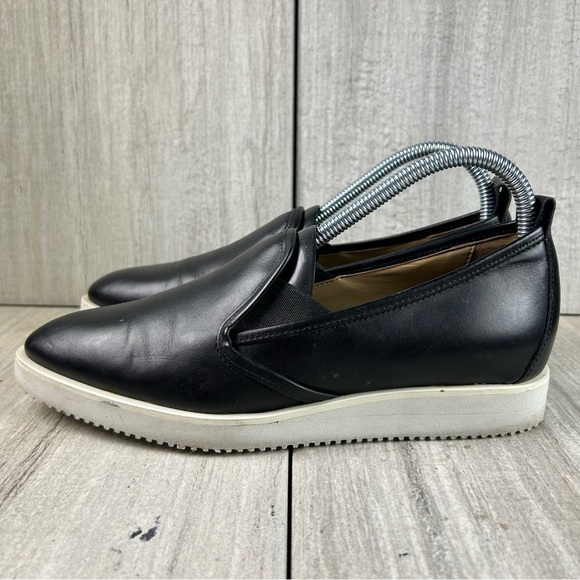 Everlane The Leather Street Shoe Pointed Slip On Black Sneaker Women's Size 7.5 - Picture 3 of 10